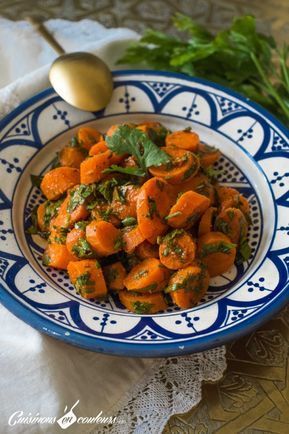 Spicy carrot salad