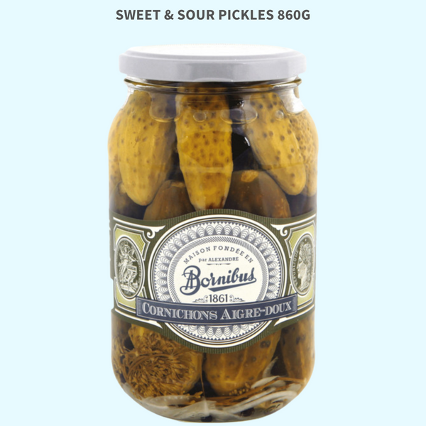Pickles Sweet and sour - Cornichons aigre doux