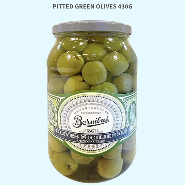 Olives siciliennes pitted (denoyautees)