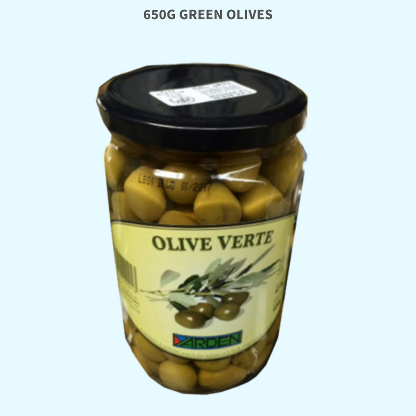 Green Olives - Olives vertes