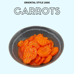 Carrots salad oriental style