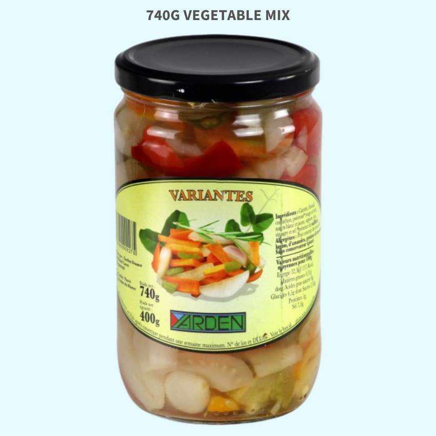 Vegetable mix - Variantes de legumes