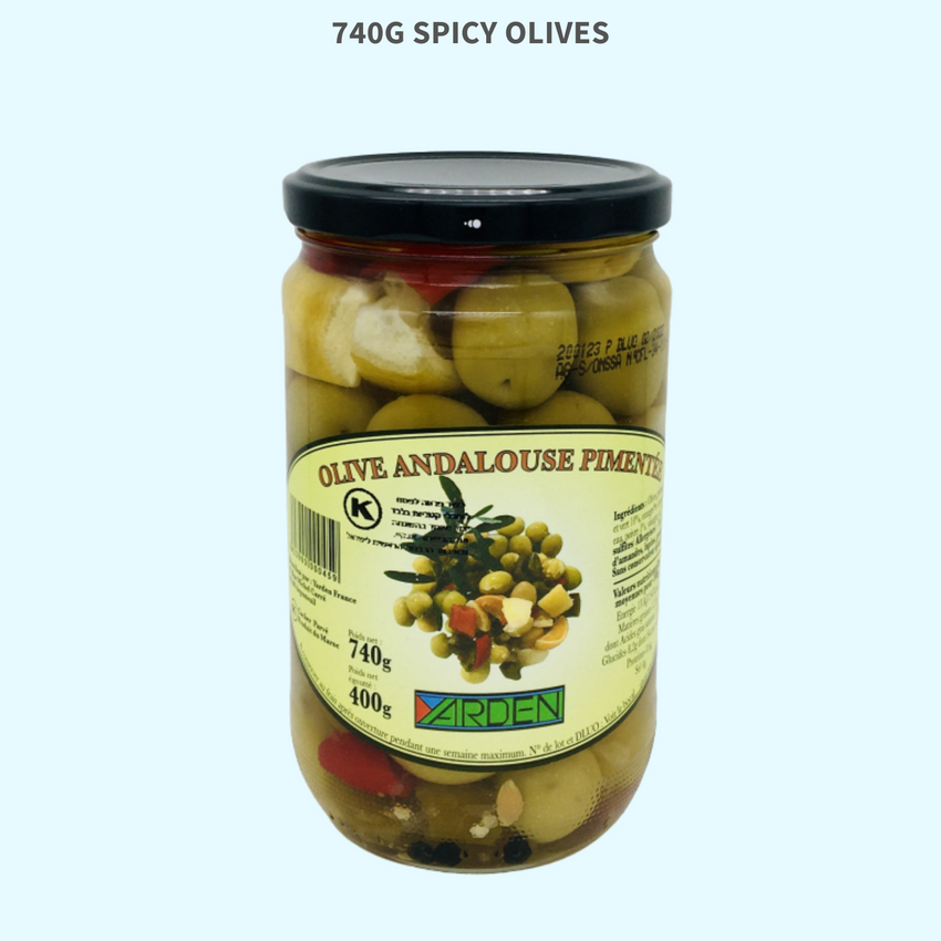Spicy Olives - Olives andalouses pimentées